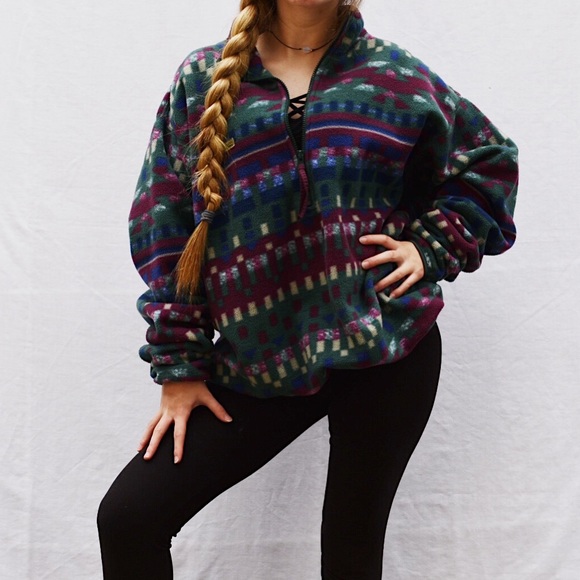 Columbia Jackets & Blazers - Vtg Cozy Columbia Fleece Pullover